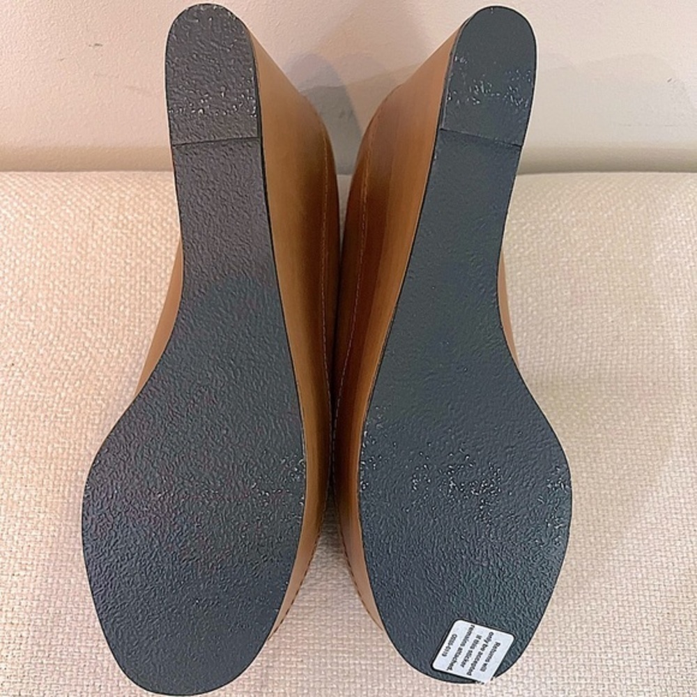 Carven × Robert Clergerie platform wedges brown & black leather - Picture 8 of 9